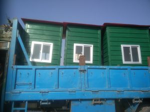 Fiberglass security guard cabin