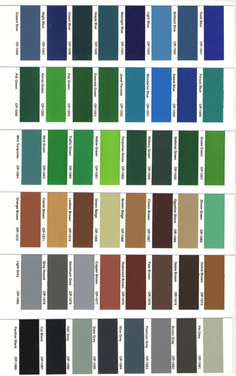 Pigment Shades By MICC | Industrial Techno International
