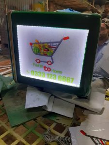 delivery box with led light