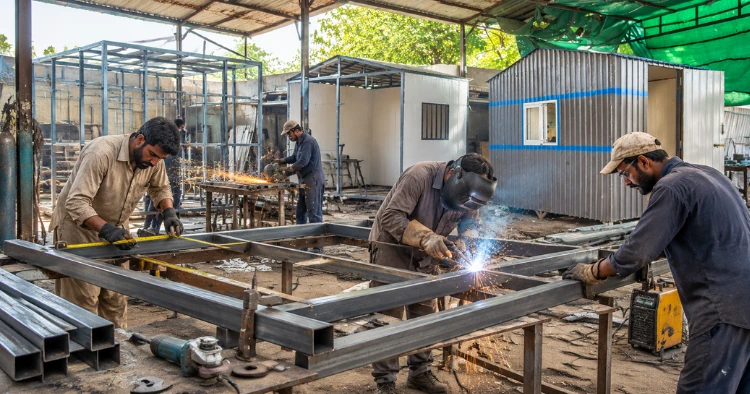 Custom Industrial Steel Fabrication Structural Steel Trusses and Welding Works in Lahore Pakistan